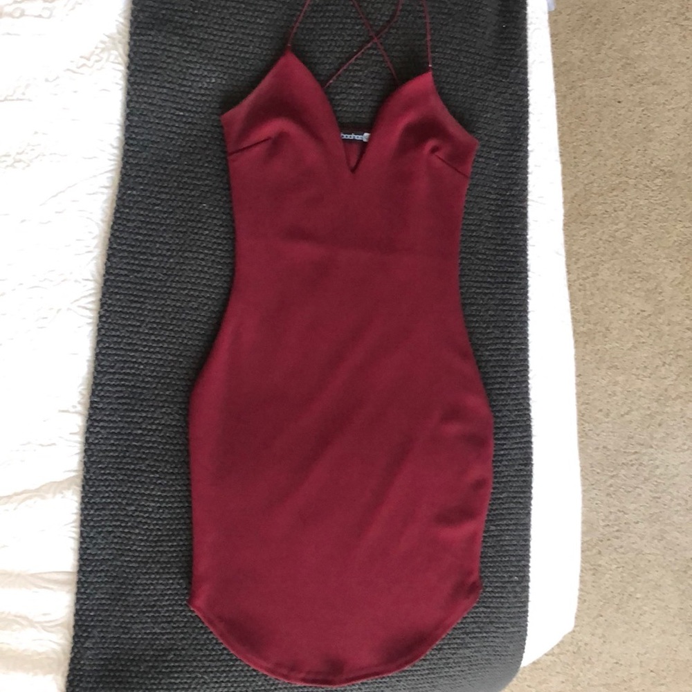 Maroon Bodycon Stess